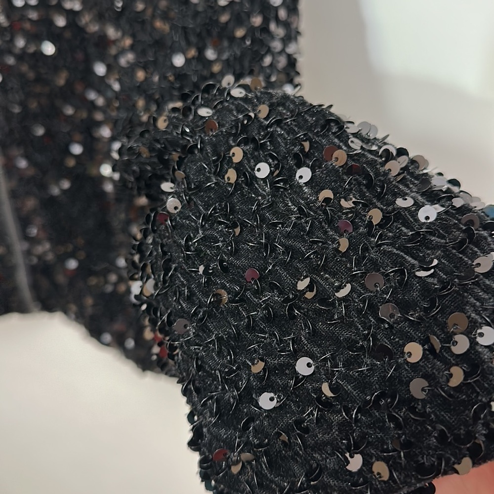 Torrid 1 SEQUIN CROP JACKET - Picture 8 of 14